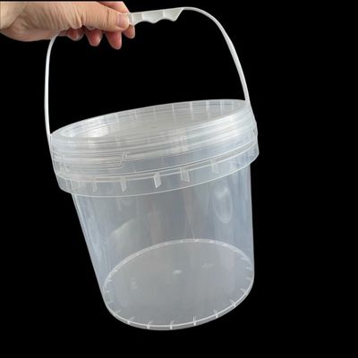 1.0-2,5 mm de espesor Contenedor de barra de balde brillante de fácil apertura con mango conveniente