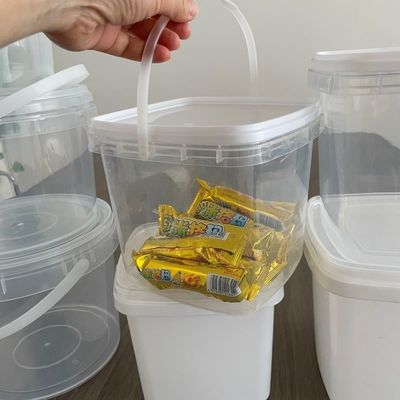 Cubo cuadrado de PP para refrigerios Cubo de contenedor de Acai certificado por GAP/ISO/FDA Printing IML