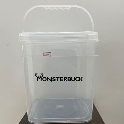 Cubo cuadrado de PP para refrigerios Cubo de contenedor de Acai certificado por GAP/ISO/FDA Printing IML