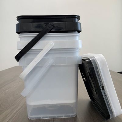 Contenedor de hielo cuadrado rojo certificado GAP/ISO/FDA con impresión y personalización personalizadas