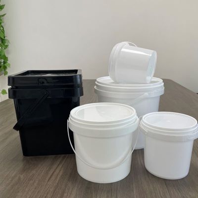 Cubo de plástico de contenedor de 3L 4L 5L 8L 10L con tapa