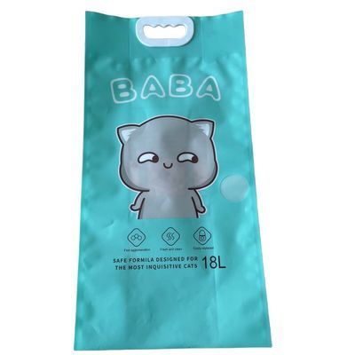 Bolsa de basura para gatos de material PE con mango y cierre de cremallera La mejor opción de su amigo felino