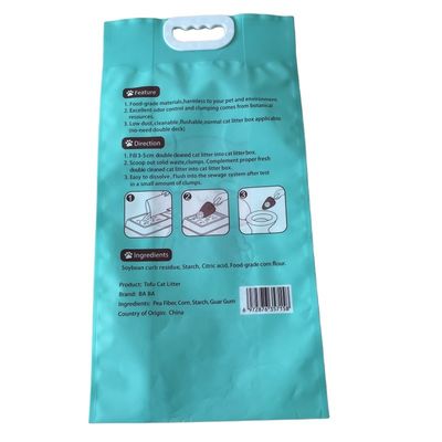 Bolsa de basura para gatos de material PE con mango y cierre de cremallera La mejor opción de su amigo felino