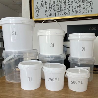 Personalizar Sí 1000ml PP Airtight Biscuit Bucket Contenedor de galletas Cubo de plástico con tapa