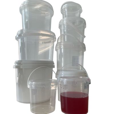 32 oz de rosquillas personalizadas balde de Acai balde PP contenedor para llevar negro personalizar su pedido