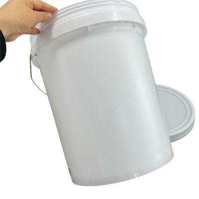 Cubo de plástico HDPE de 20 litros con tapa de tornillo a prueba de alteraciones y material duradero
