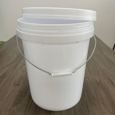 Cubo de plástico HDPE de 20 litros con tapa de tornillo a prueba de alteraciones y material duradero