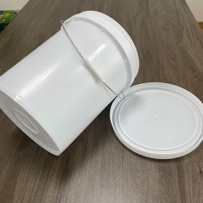 Cubo de plástico HDPE de 20 litros con tapa de tornillo a prueba de alteraciones y material duradero