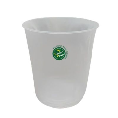 Cubo de plástico redondo versátil para diversas condiciones de trabajo personalizable y duradero