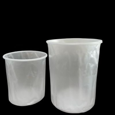 Revestidores de cubos de HDPE transparentes e impermeables para el almacenamiento duradero de pintura