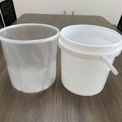 Revestidores de cubos de HDPE transparentes e impermeables para el almacenamiento duradero de pintura