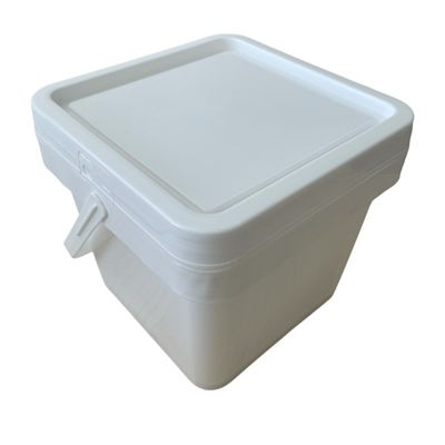 1 galón de cubo cuadrado con tapa 4 litros de espesor 1,0 a 2,5 mm Solución de almacenamiento de herramientas