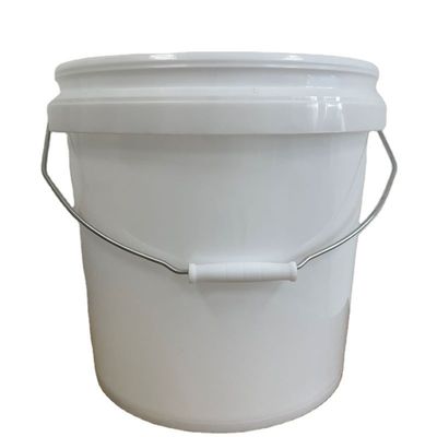 Reciclar contenedor de plástico de PP 5 galones 6.5 galones 20L 25L baldes con tapa y mango