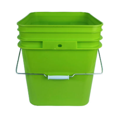 1L 2L 3L 4L 5L 6L 7L 8L 10L Cuadro de plástico cubo con logotipo de impresión a color personalizado