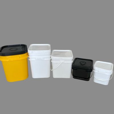 1L 2L 3L 4L 5L 6L 7L 8L 10L Cuadro de plástico cubo con logotipo de impresión a color personalizado