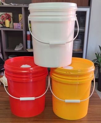 15L 18L 20L 25L HDPE Bucket de construcción de plástico redondo con impresión de transferencia de calor