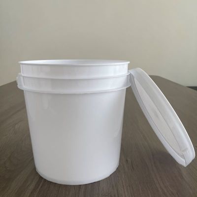 Barril de pintura de plástico transparente de 5 galones Personalizar Sí 20 litros de plástico para pintura