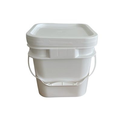 Baldes de plástico reciclables de 1 galón y 5 galones con certificación GAP/ISO/FDA