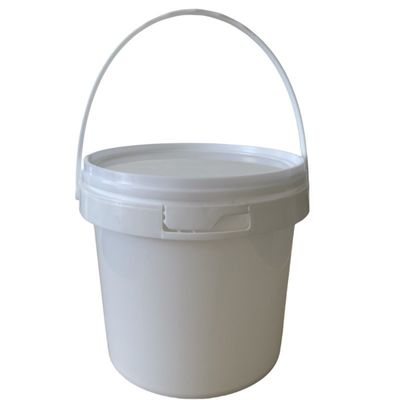 Un cubo de plástico de 1 galón de grado alimenticio más fuerte y conveniente para almacenar leche