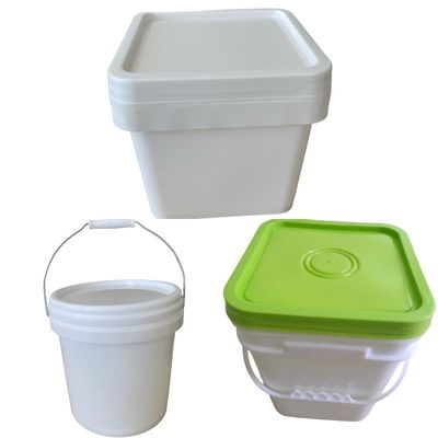 4L 5L 6L 8L 10L cubos cuadrados con tapa Soluciones duraderas y ecológicas de almacenamiento de alimentos