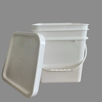 Barril de plástico de 10 litros de HDPE redondo o cuadrado Durable y resistente 1,0-2,5 MM de espesor