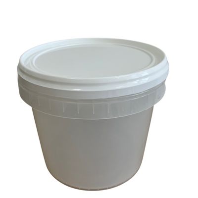 Cubo de plástico de 5 kg y cubo de plástico rojo de 5L para recipiente de líquido químico