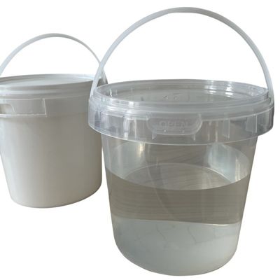 1 L de cubos redondos de plástico de grado alimenticio con espesor de 1.0 a 2.5 mm