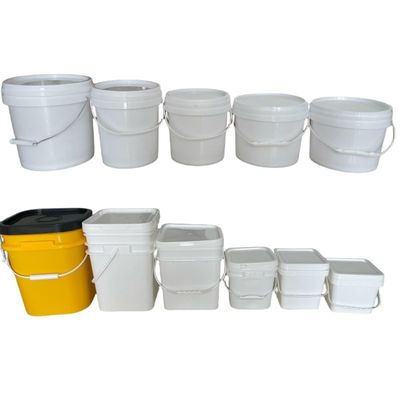 Cubo de plástico de 20L con tapa de boquilla fácil de abrir Diseño duradero y versátil