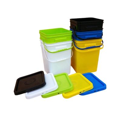 GAP/ISO/FDA Certificado 4L 5L 10L 15L 16L 18L 20L 25L Cubo de plástico PP de grado alimenticio
