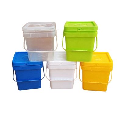 Personalizar la impresión IML en cubos de plástico para la marca reciclable y personalizada