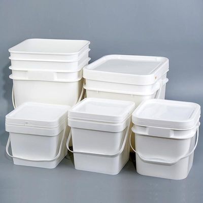Cubo de plástico cuadrado para contenedor de basura para gatos 5L 6L 8L 12.5L 15L Diseño a prueba de fugas