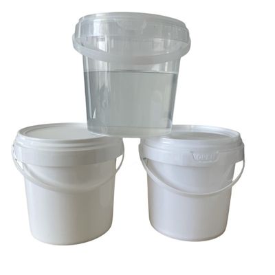Cubo de plástico duradero Contenedor de helado de PP personalizado con y diseño personalizado