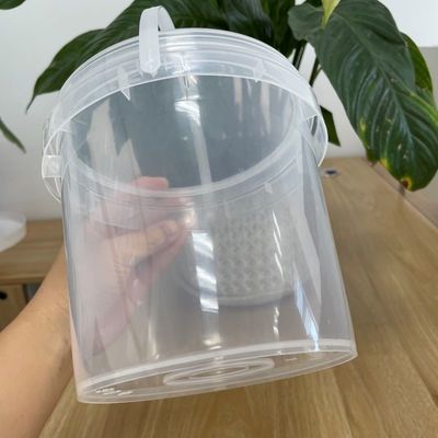 Cubo de plástico duradero Contenedor de helado de PP personalizado con y diseño personalizado