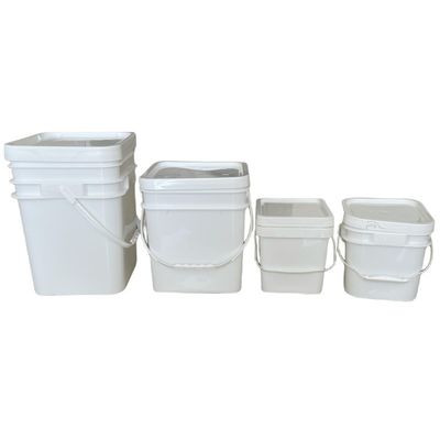 1.0 a 2.5 mm de espesor Cuadrado Color Cubo de plástico con tapa fácil de abrir y cerrar