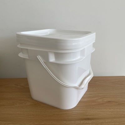 Suministrar el cubo de plástico claro para semillas cuadrada o redonda herramienta de plástico balde