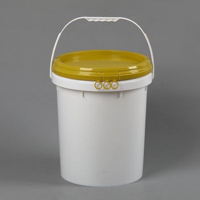Cubo de plástico de 20 litros con tapas de chorro y espesor personalizado de 1,0 a 2,5 mm