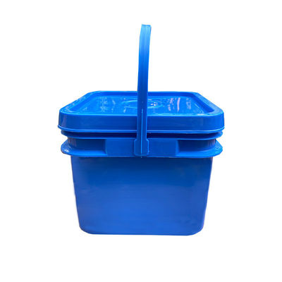 Cubo cuadrado de 8L de 2 galones con tapa hecha de material PP resistente a impactos y duradero