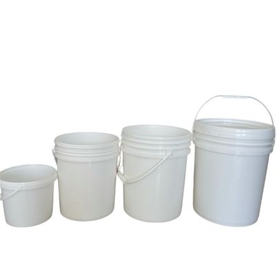 Recicla un cubo de 5 galones con tapa con logotipo personalizado 1 litro 5 litro 20 litro cubo de plástico