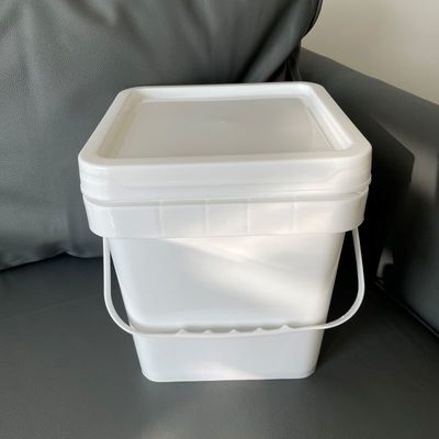 Picoles 5L 6L 8L 10L Cuadro de plástico cubo con logotipo de color personalizado y fácil de abrir