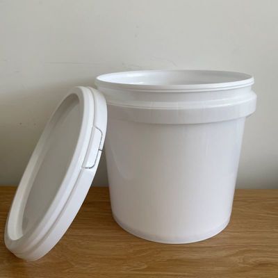 Baldes redondos o cuadrados de plástico de 5L con mango de hierro personalizables y duraderos