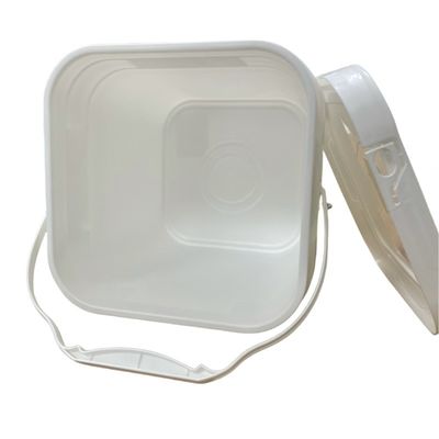 Cubo de plástico de 5L 10L 20L 25L para productos químicos y reciclaje en aplicaciones industriales