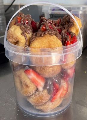 500 ml 750 ml 1L 1.5L de plástico redondo con tapa y mango