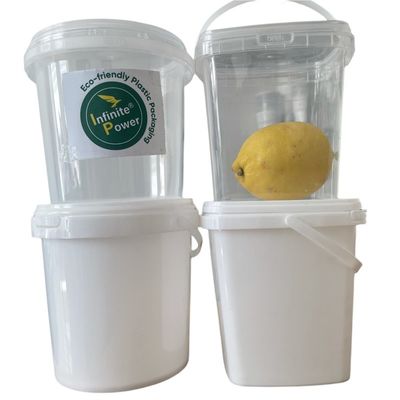 1-5L de plástico transparente con un grosor de tapa de 1,0 a 2,5 mm Durable y durable