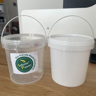 1-5L de plástico transparente con un grosor de tapa de 1,0 a 2,5 mm Durable y durable