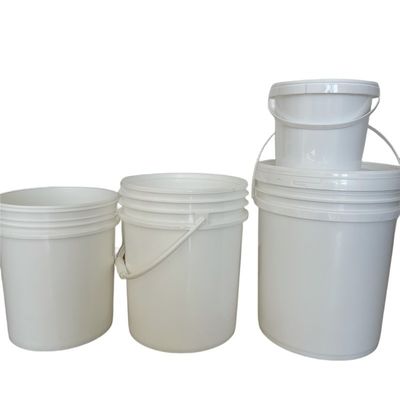 Herramienta 5L / 8L / 10L Impresión personalizada Cubo de plástico con tapa