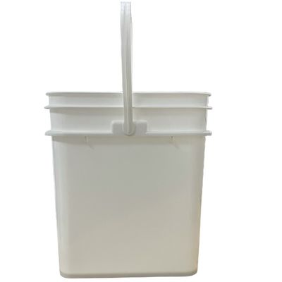 1L / 2L / 3L / 4L / 5L Cubo de almacenamiento de polipropileno cuadrado duradero y versátil con tapa