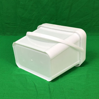 Cubo de plástico transparente de 1-20L con tapa fácil de abrir, espesor de 1,0-2,5 mm, fácil de abrir