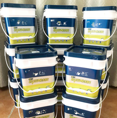 2L/4L/5L/8L/10L/15L/18L Contenedor de PP Cubo de plástico de 5 galones Cubo cuadrado con tapa