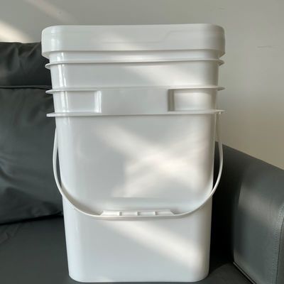 5 galones 6 galones de plástico cubo de pintura cubo con tapa abierta fácil de impresión transferencia de calor