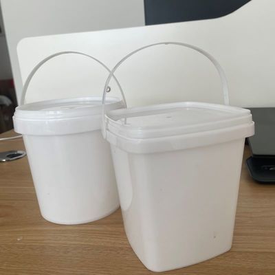 Personalice su cubo de plástico 3L/4L/5L/6L/8L/10L con tecnología avanzada de tapa hermética